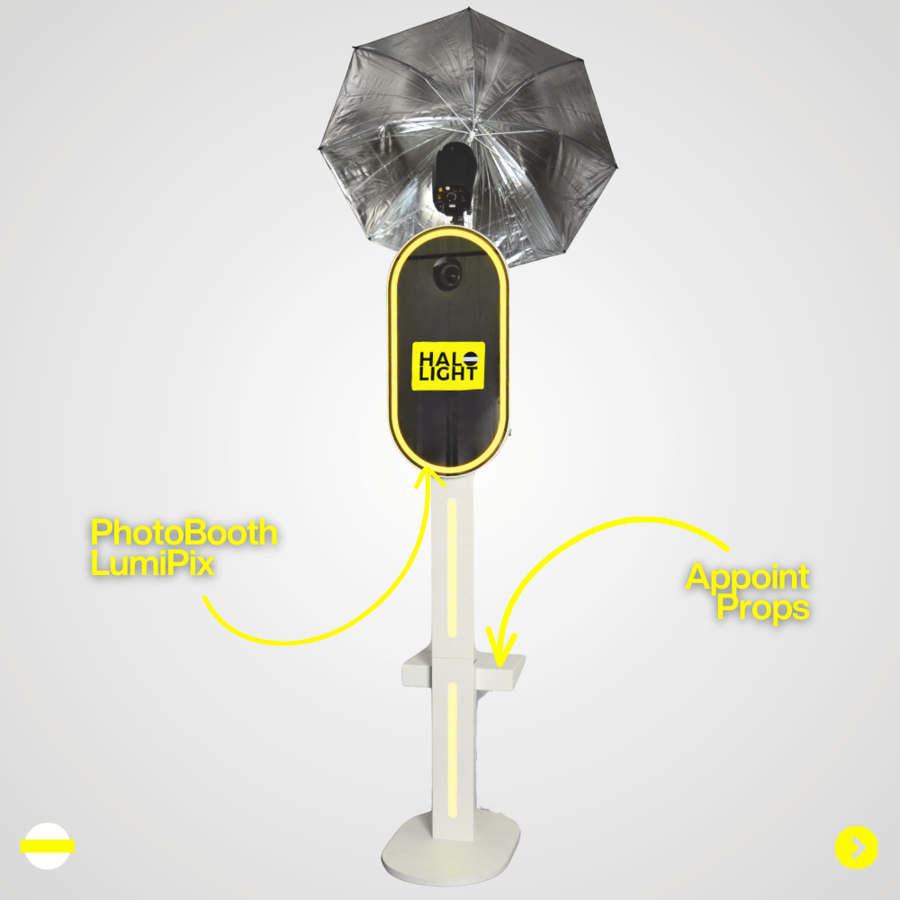 Borne Photobooth LumiPix Halolight
