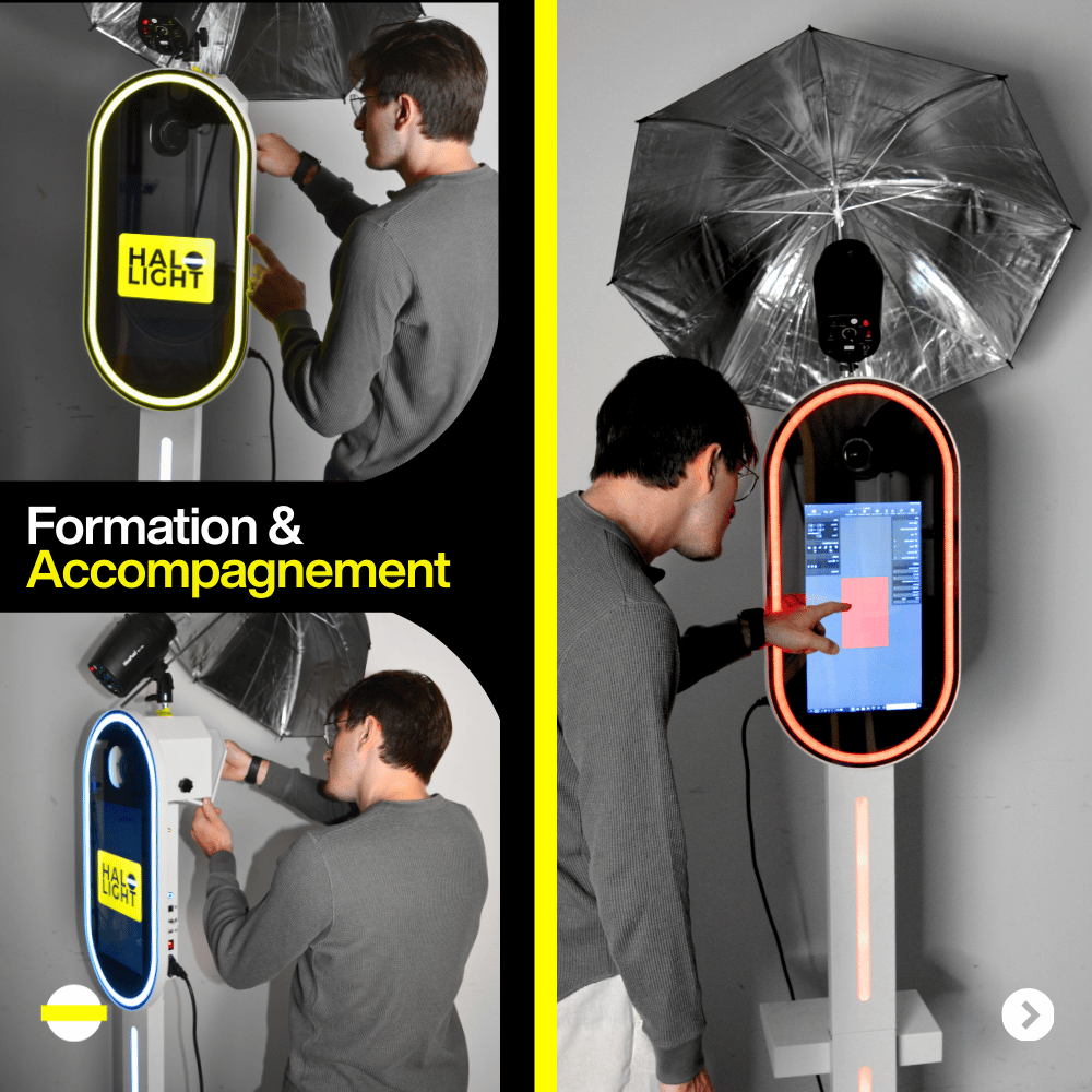 Borne Photobooth LumiPix Halolight