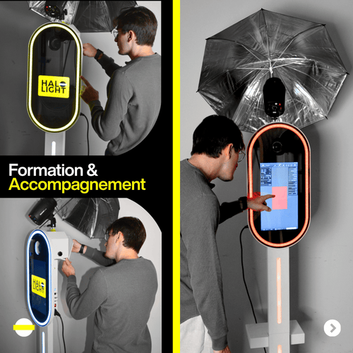 Borne Photobooth LumiPix Halolight