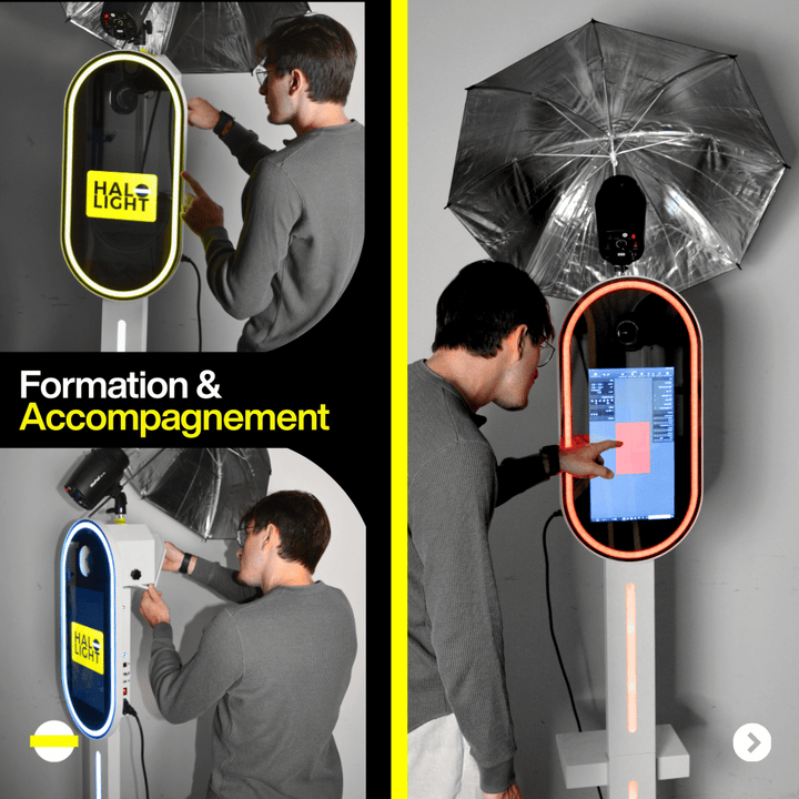 Borne Photobooth LumiPix Halolight