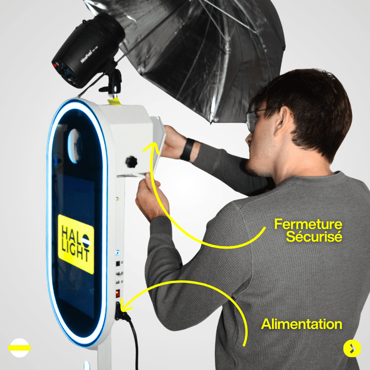 Borne Photobooth LumiPix Halolight