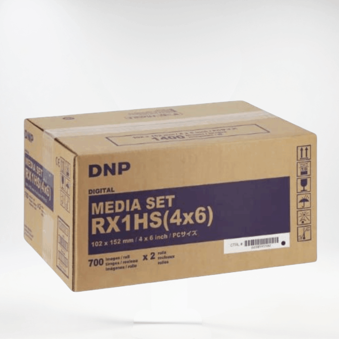 Media Set - Papier Thermique DNP DS RX1HS - 1400 photos Halolight