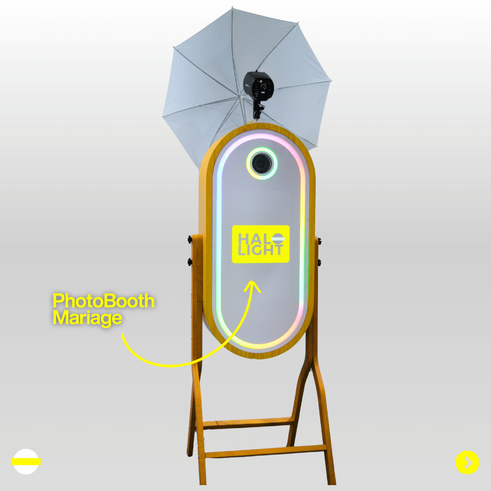 PhotoBooth Mariage Halolight
