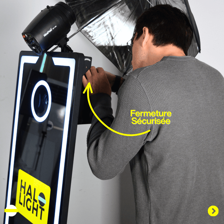 Photobooth Miroir Mini Halolight
