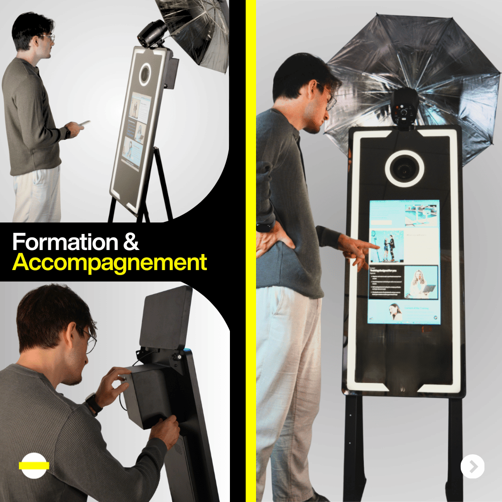 Photobooth Miroir Mini Halolight