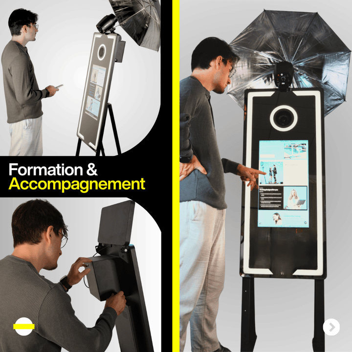 Photobooth Miroir Mini Halolight