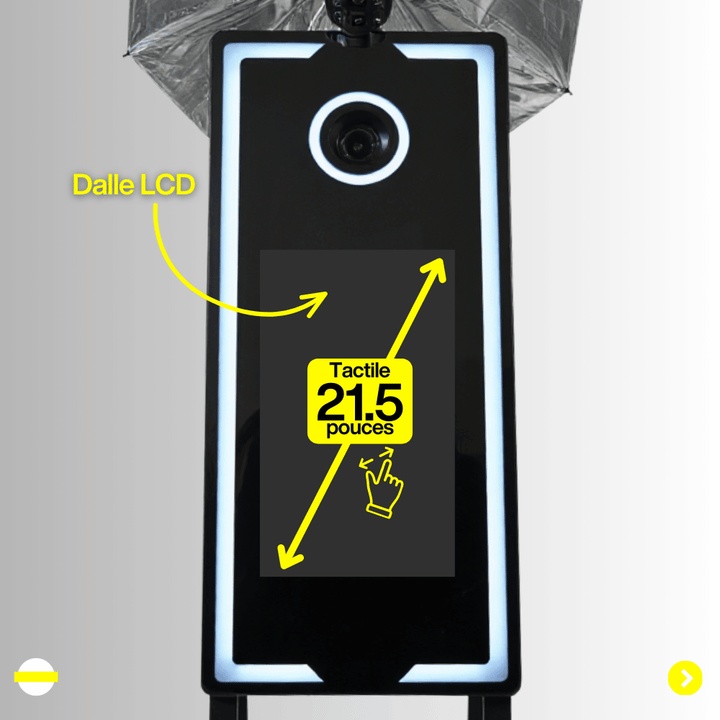 Photobooth Miroir Mini Halolight