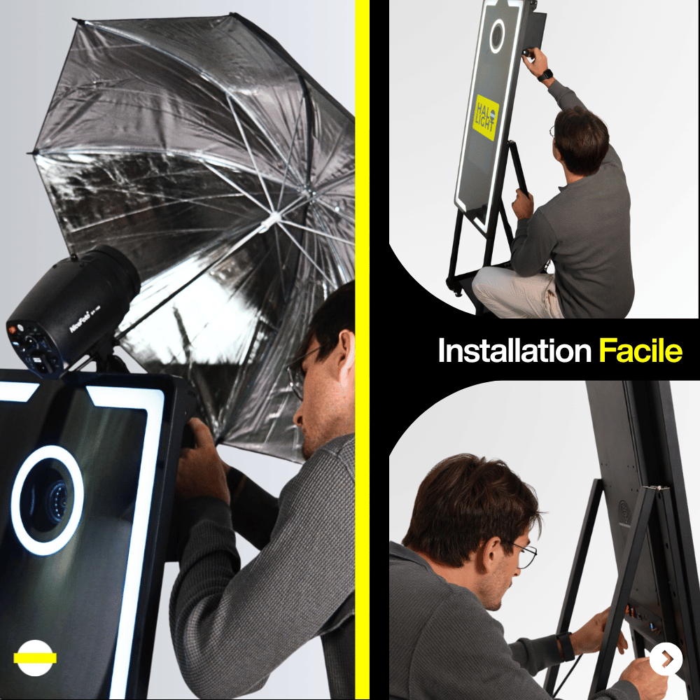 Photobooth Miroir Mini Halolight