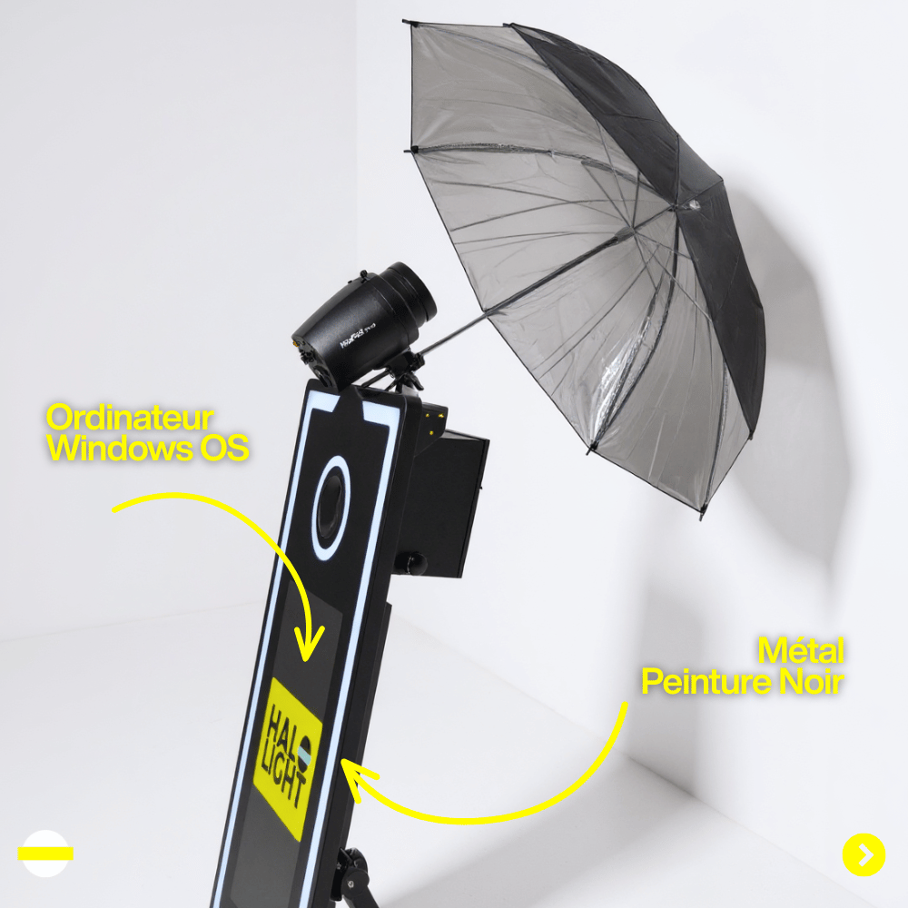 Photobooth Miroir Mini Halolight