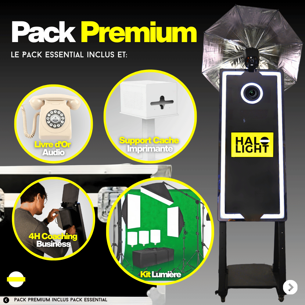 Photobooth Miroir Mini Halolight