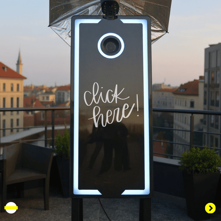 Photobooth Miroir Mini Halolight