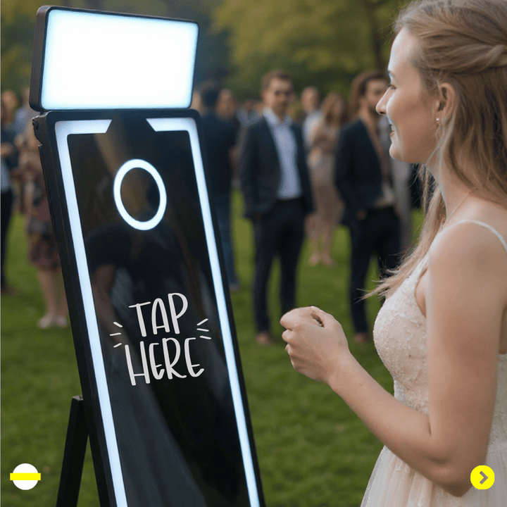 Photobooth Miroir Mini Halolight
