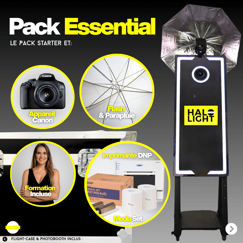 Photobooth Miroir Mini Halolight