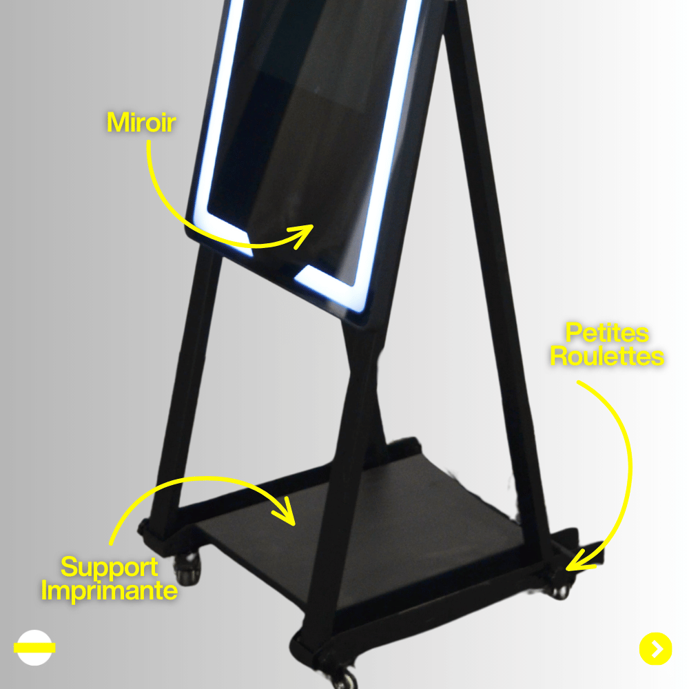 Photobooth Miroir Mini Halolight