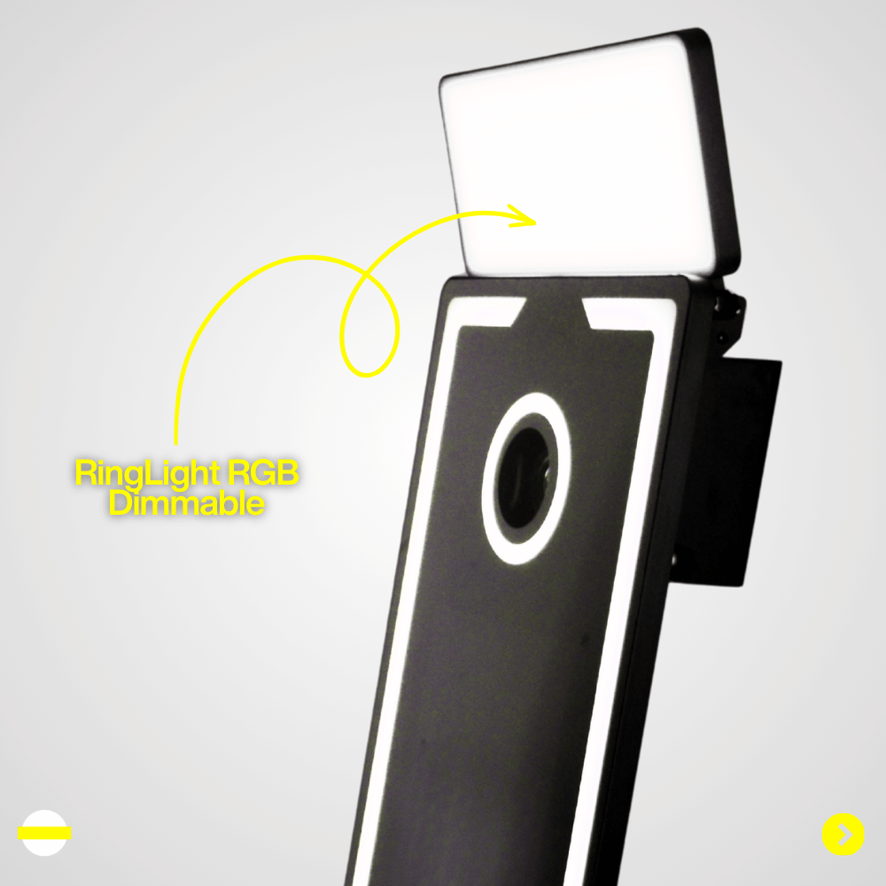 Photobooth Miroir Mini Halolight